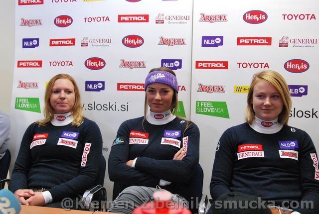 023 Marusa Ferk, Tina Maze, Ana Drev